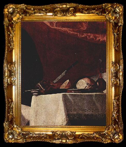 framed  Jose de Ribera Der blinde Isaak segnet Jacob, ta009-2